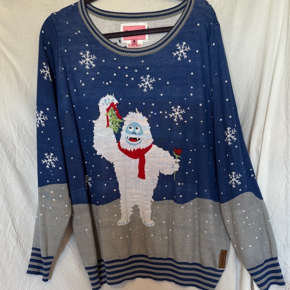 Tipsy Elves Festive Blue Sweater